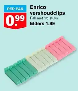 Hoogvliet Enrico vershoudclips aanbieding