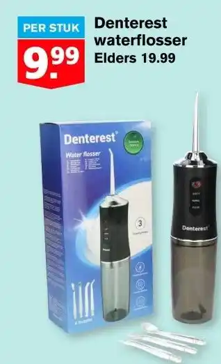 Hoogvliet Denterest waterflosser aanbieding