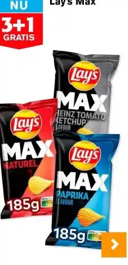 Hoogvliet Lay's Max aanbieding