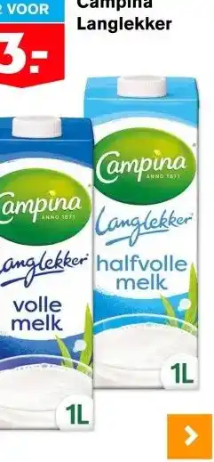 Hoogvliet Campina Langlekker aanbieding