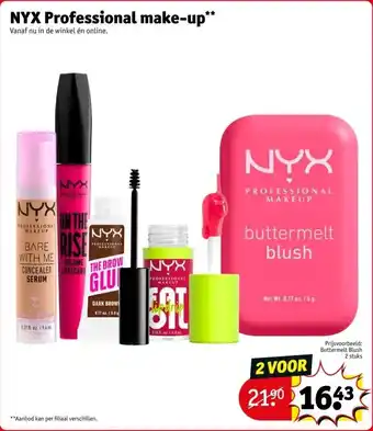 Kruidvat NYX Professional make-up** aanbieding