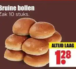 Dirk Bruine bollen Zak 10 stuks. aanbieding