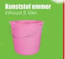 Dirk Kunststof emmer Inhoud 5 liter. aanbieding