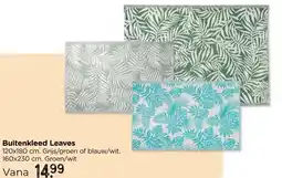 Xenos Buitenkleed leaves - 120x180 cm aanbieding