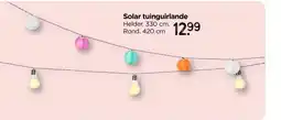 Xenos Lichtslinger met bollen - multikleur - 420 cm aanbieding