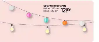 Xenos Lichtslinger met bollen - multikleur - 420 cm aanbieding