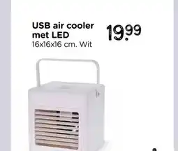 Xenos Air Cooler USB - met LED verlichting - 16x16x16.5 cm aanbieding