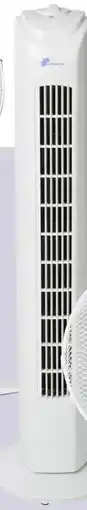 Xenos Ventilator toren - wit - 81x22x22 cm aanbieding