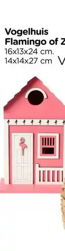 Xenos Vogelhuis Flamingo aanbieding