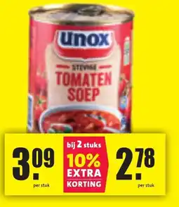 Nettorama Unox Tomaten soep aanbieding