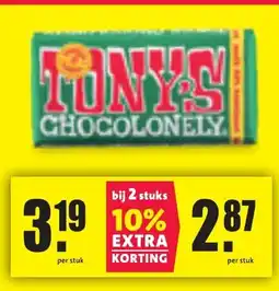 Nettorama Tony's chocolonely aanbieding