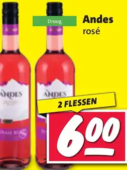 Nettorama Andes rosé aanbieding