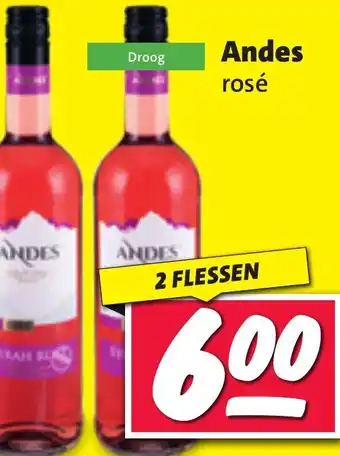 Nettorama Andes rosé aanbieding