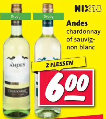 Nettorama Andes chardonnay of sauvig non blanc aanbieding