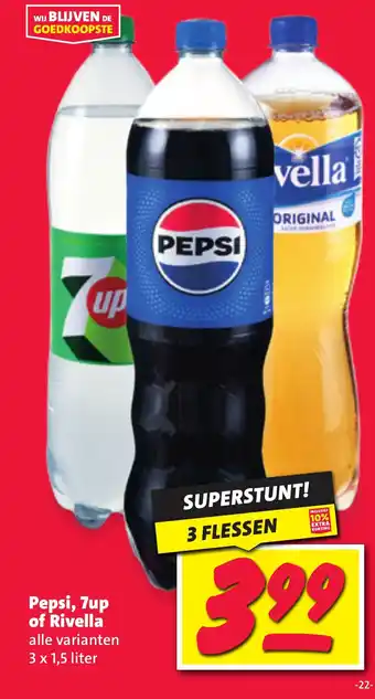 Nettorama Pepsi, 7up of Rivella aanbieding