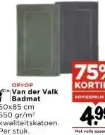 Vomar Voordeelmarkt OP=OP Van der Valk Badmat aanbieding