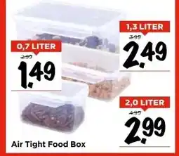 Vomar Voordeelmarkt Air Tight Food Box aanbieding