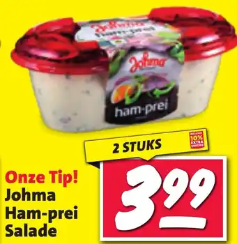 Nettorama Johma Ham prei Salade aanbieding