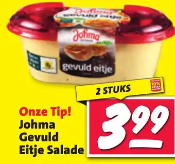 Nettorama Johma Gevuld Eitje Salade aanbieding