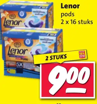 Nettorama Lenor pods aanbieding