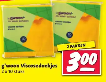 Nettorama g'woon Viscosedoekjes aanbieding