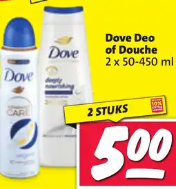 Nettorama Dove Deo of Douche aanbieding