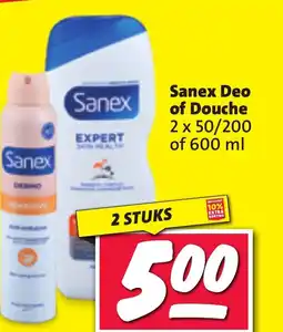 Nettorama Sanex Deo of Douche aanbieding