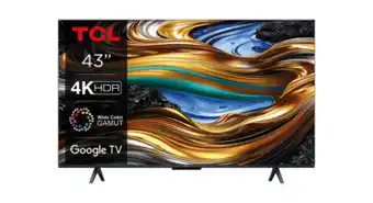 Bol.com TCL 43P79B - Televisie - 4K Ultra HD - Smart TV - Wifi - 43 inch aanbieding