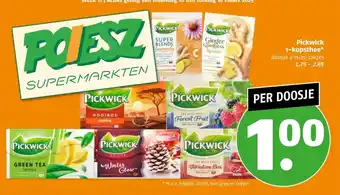 Poiesz Pickwick 1 kopsthee aanbieding