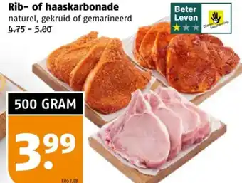 Poiesz Rib of haaskarbonade aanbieding