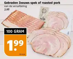 Poiesz Gebraden Zeeuws spek of roasted pork aanbieding