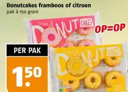 Poiesz Donutcakes framboos of citroen aanbieding