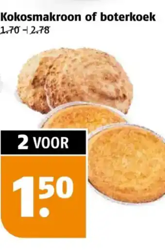 Poiesz Kokosmakroon of boterkoek aanbieding