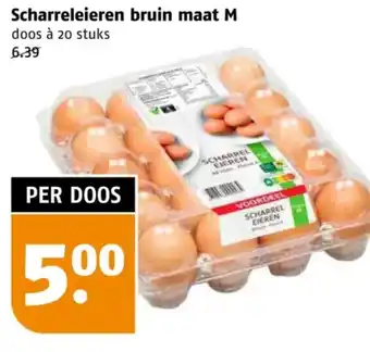 Poiesz Scharreleieren bruin maat M aanbieding