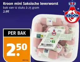 Poiesz Kroon mini Saksische leverworst aanbieding