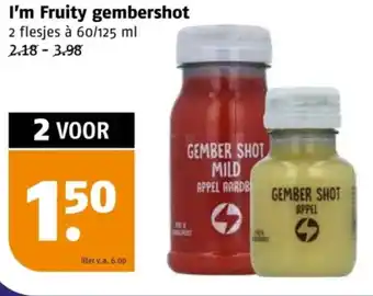 Poiesz I'm Fruity gembershot aanbieding