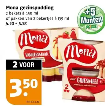 Poiesz Mona gezinspudding aanbieding