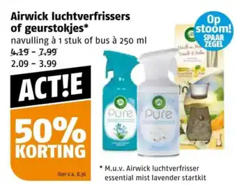 Poiesz Airwick luchtverfrissers of geurstokjes aanbieding