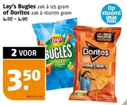 Poiesz Lay's Bugles  of Doritos aanbieding