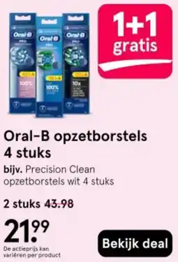 Etos Oral-B opzetborstels aanbieding