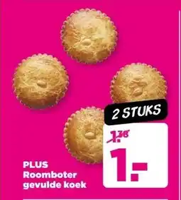 PLUS PLUS Roomboter gevulde koek aanbieding