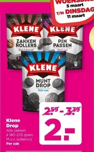 PLUS Klene Drop aanbieding