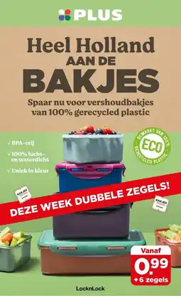 PLUS Heel Holland AAN DE BAKJES aanbieding