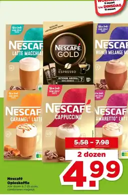 PLUS Nescafé Oploskoffie aanbieding