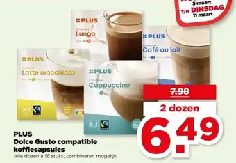 PLUS PLUS Dolce Gusto compatible koffiecapsules aanbieding