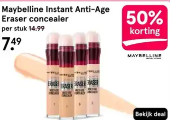 Etos Maybelline Instant Anti Age  Eraser concealer aanbieding