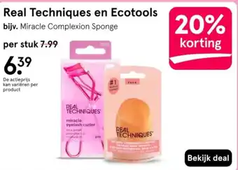 Etos Real Techniques en Ecotools aanbieding