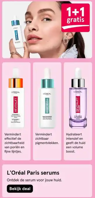 Etos L'Oréal Paris serums aanbieding