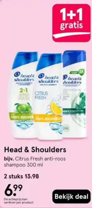 Etos Head & Shoulders aanbieding