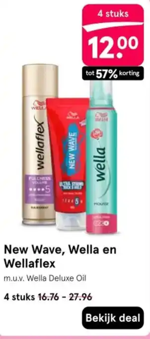 Etos New Wave, Wella en Wellaflex aanbieding